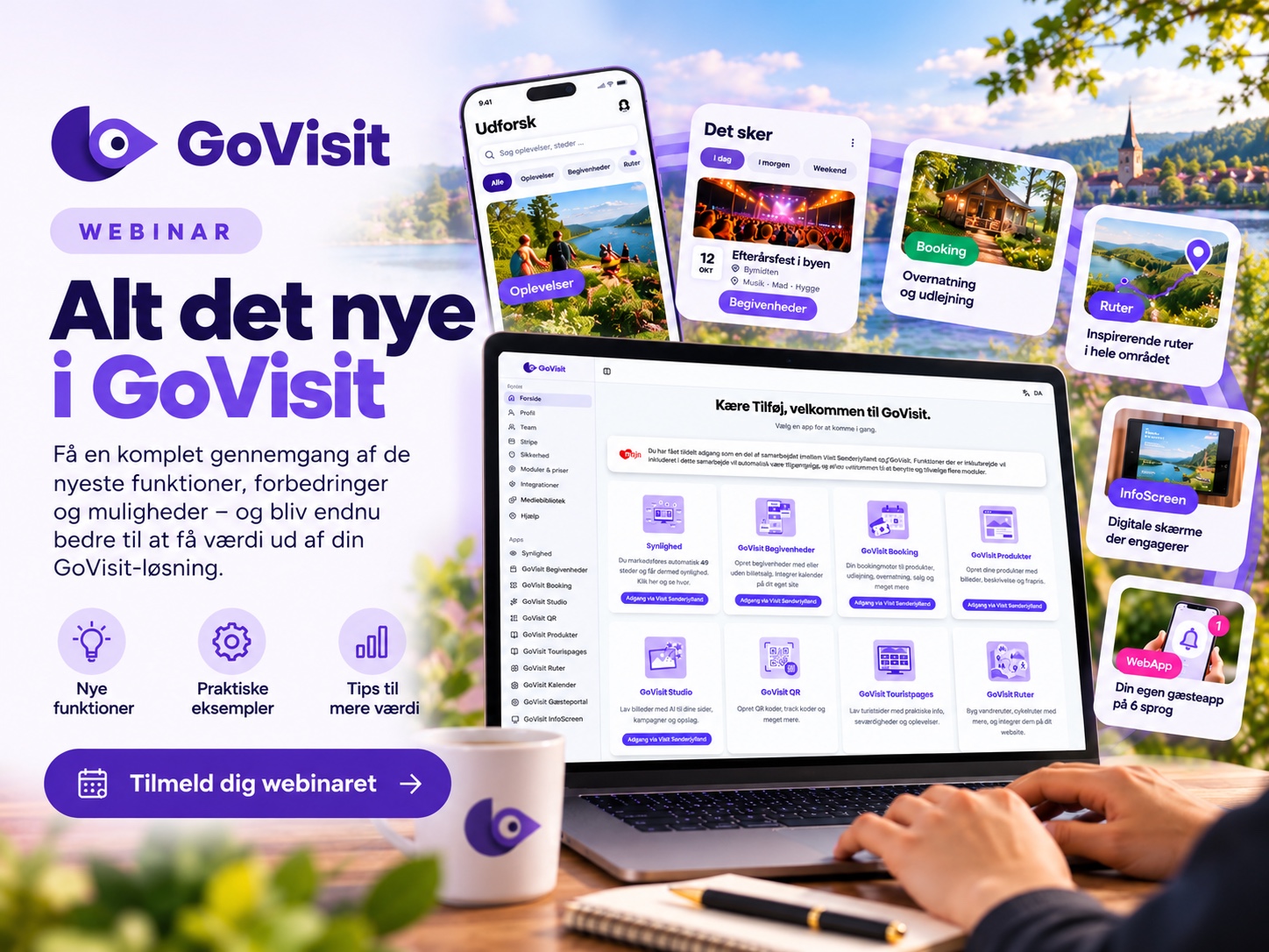 Online webinar: GoVisit 2.0 - intro til den nye løsning og nye muligheder