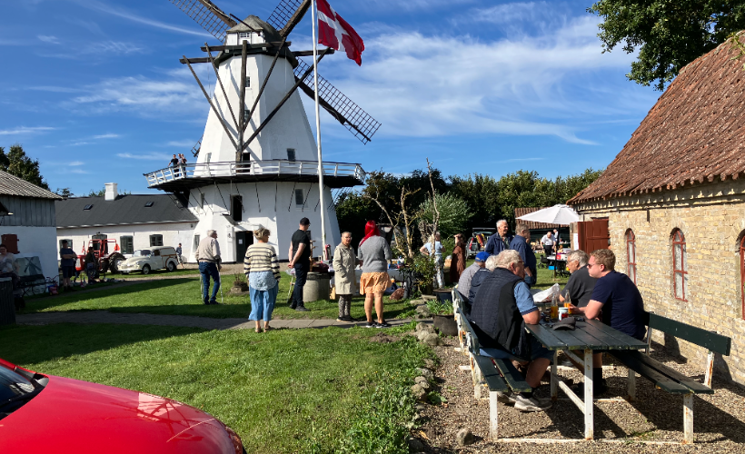 Åben mølle.