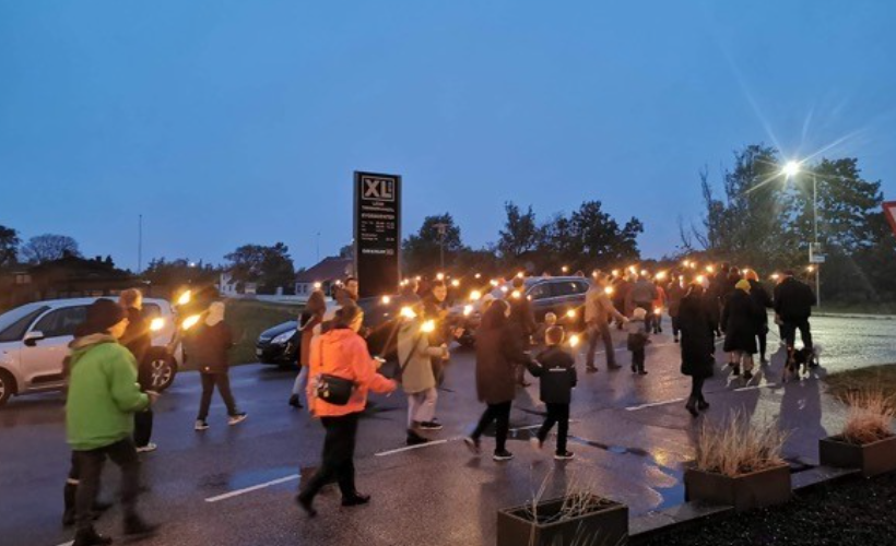 Fakkeloptog for børn og voksne i Vesterø
